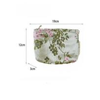Chinese-Style Satin Makeup Bag, Skin Care Product Storage Bag, Id Bag, Toiletries Bag, Hand-Held Makeup Bag