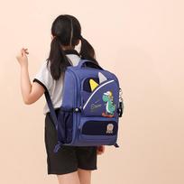 Large Capacity Trolley School Bag for Girls, Grades 3-6 - Stair Climbing & Detachable Design