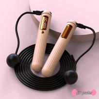 Moyue Bluetooth Smart Jump Rope with Weighted Ball, Cordless Design, Fitness Tracking, and Foreign App Support