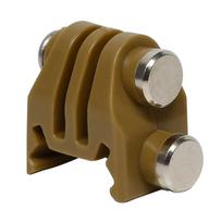 2 vnt veiksmo kameros, nailono bėgio tvirtinimo fiksuotas adapteris, skirtas Picatinny Airsoft šautuvui lazerinio tvirtinimo adapteris, skirtas GoPro taktiniams priedams