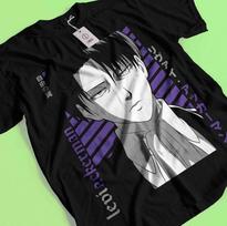 Ataka prieš Titanus Marškinėliai Eren Mikasa Marškinėliai Levi Marškinėliai AOT Erwin Hange Armin Marškinėliai L