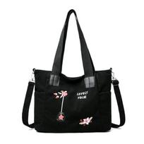 Large-capacity Tote Bag, Casual and Versatile Embroidered Shoulder Bag, Commuter Handbag juoda