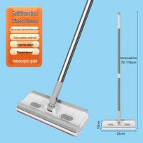 Double-Sided Telescopic Window Cleaning Squeegee & Mop Telescopic Pole (72-116cm) balta