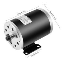 Brush Electric Bicycle Motor,48V1000W Brush Motor Kit w/Controller 3Speed Gears E-Bike Cycling for Scooters Gokarts Beach E-Bike juoda