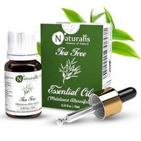 Naturalis arbatmedžio aliejus - Arbatmedžio aliejus nuo spuogų, inkštirų ir randų - Grynas ir neskiestas arbatmedžio plaukų aliejus - Be tirpiklių - 10ml 10ML