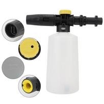 Karcher K2 K3 K4 K5 K6 K7 Aukšto slėgio plovykloms 750ML Automobilio putų generatorius Reguliuojamas purkštuko antgalis Sniego putų žarna