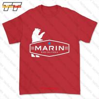 Marin Bikes California Mountain Full Suspension Trail Tshirt Tee UNPS S