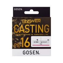 GOSEN Answer Casting PE x Size 2 16, 150m, Pink, rožinė