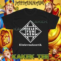 Naujas Marškinėlis Telefunken Elektroakustik Logotipas Amerikietiškas T-shirt Juokingas Dydis S iki 5XL 4XL