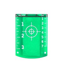 2Pcs Magnetic Laser Level Target Board Red/Green Magnetic Target Plate  For Line Lasers žalia