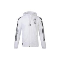 adidas Neo Vyrų Baltas Star Wars Stormtrooper Spausdinimo Gobtuvinis Vėjo Striukė DW8174 XL