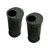 Barbell Hand Grips Strengthener Biceps Arm Training Rod Grips Barbell Grips Dumbbells Resin Grips Weightlifting Rod Grips 1 gray