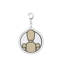 For TADC Pomni Jax Ragatha Gangle Zooble Kinger Caine Gummigoo Peripheral Acrylic KeyChain Creativity Backpack Pendant Gift