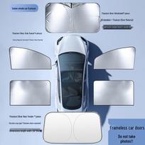 Magnetic Car Window Sun Shades - Blackout Privacy Curtains for Sedans 4 doors