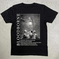 Bloodborne - Hunter and Light Messenger T-Shirt 90s Movie Shirt Men's T-Shirt Couple Cotton Top Harajuku T Shirt S juoda