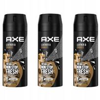 Axe Dezodorant Dla Mężczyzn Spray Leather&Cookies 150Ml X3