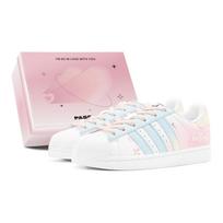 Adidas Originals Superstar 2 Skateboard Shoes Women's Low Top White JH9976(TeamS3-S-BOX) 36