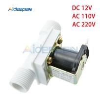1/2  Plastic Solenoid Valve 220V Magnetic Washing Machine Dispenser Drinking Water Pneumatic Pressure Controller Switch AC 220V