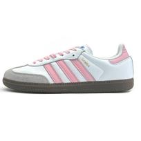 Adidas Originals SAMBA OG Non slip Lightweight Low top Skateboard Shoes Unisex White Pink B75806(Team801-) 42