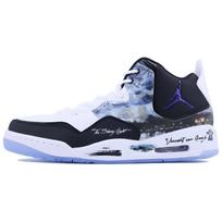 Jordan Courtside 23 Concord Leather Mid top Vintage Basketball Shoes Unisex Black White AR1000-104(Team1798-) 43