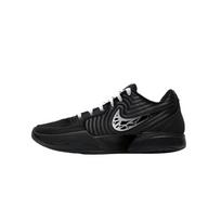 Nike Ja Morant 2 Liquid Metal Cushioning, Wear Resistant Low top Basketball Shoes Unisex Black Silver FD7327-003(Team1274-) 42.5
