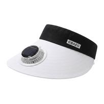 Polyester Solar Fan Hat USB Charging Wide Brim Sun Hat Cooling Empty Top Hat for 5V300MAH Summer balta
