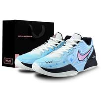 Nike Ja Morant 2 Cushioning Abrasion Resistant Cushioning, Wear Resistant Low top Basketball Shoes Men's Blue Green FD7327-100(Team1324-LD) 44