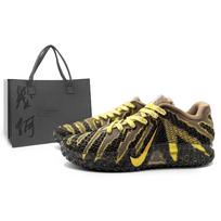 Nike Ja Morant 3 Abrasion Resistant Low top Basketball Shoes Men's Black Gold HF2794-200(Team1284- S) 42