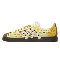 Adidas VL COURT 2.0 Love Planner, Dessert Leather Low top Skateboard Shoes Unisex Yellow ID6015(Team1210-) 38