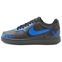 Nike Court Vision Low NN Abrasion Resistant Low top Skateboard Shoes Unisex Black Blue DH2987-002(Team1284-) 40.5