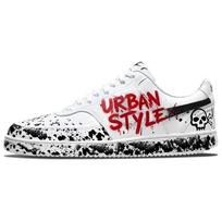 Nike Court Vision 1 No Man's Land Abrasion Resistant Abrasion Resistant Low top Skateboard Shoes Men's Black White Red DH2987-101(team488-) 43