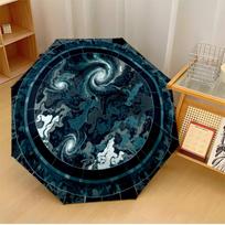 Cosmic Spiral Galaxy Printed umbrella windproof folding umbrella portable sun and rain umbrella suitable for gifting