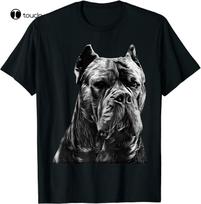 Italian Mastiff Head Cane Corso Dog T-Shirt Black S-5Xl S įvairiaspalvis