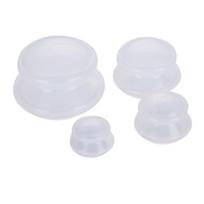 Silicone Cupping Therapy Set: Transparent Moisture-Absorbent Cups for Home Massage & Gua Sha Transparent No. 4 Cup (for face)