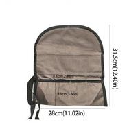 Oxford Cloth Multi Purpose Tool Bag Multiple Pockets Heavy Duty Tool Storage Case Roll Up Design Hanging Design Tool Organisers