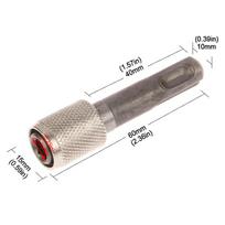 Hammers Impact Drill Bits SDS Socket Adapter 1/4 Hex Shank Screwdriver Holder Drill Bits Adapter Converter 60x10mm