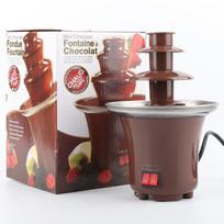 Three-Tier Electric Chocolate Fondue Fountain - DIY Chocolate Melting Pot US Plug ruda