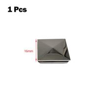 1/10Pcs Column Cap Hat Square Post Cap Stainless Steel To Steel Galvanized Cover Pyramid Shape Cap Home Garden Decoration