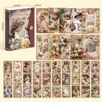 6 Stiliai 120 Vnt./Maišelis Visko Poema Serija Medžiaginis Popierius Rankraštis „Pasidaryk Pats“ Medžiaga Dekoratyvus Scrapbooking Nuotraukų Knyga A2