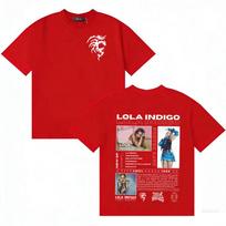 2026 Graphic Tshrit Singer Lola Tour Indigo Music ONeck Tshirt Unisex Women Pop Casual  Fashion T Shirts Cotton Short Sleeve Tees S