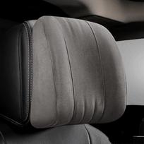 Glove Suede Car Neck Pillow Memory Foam Car Rest Cushion New Car Headrest  Car Use pilka