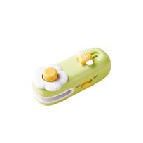 Mini Household Bag Sealer Handheld Snack Bag Sealing Machine Magnetic Portable Heat Sealer for Food Storage Plastic and Paper Bags one size žalia