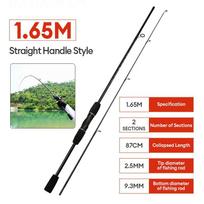 1.65M 1.8M 2.1M Ultralight Fishing Rod M Fishing Rod Carbon Hard Adjustable Insertion Lure Rod as the picture