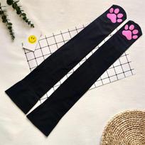 Japanese Style Silicone Cat Paw Over-the-Knee Cosplay Socks One Size
