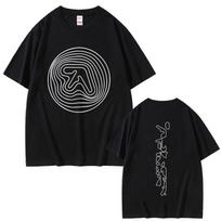 Aphex Twin Graphic T Shirt Unisex Clothing Punk Gothic Vintage Short Sleeve Tshirt Unisexs Casual Cotton Crewneck Tshirts M