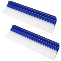 2pack 12.2 Inch Car Drying Squeegee Water Blade Professional Automotive Wiper Car Squeegee Water Blade Squeegee Silicone Auto Ca juoda