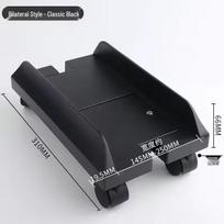 Adjustable Desktop Computer Stand with Wheels