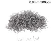 500Pcs 0.6/0.8Mm Hot Stapler Staples For Plastic Welder Plastic Repair Standard Pre Cut Wave Staples Welding Soldering Tools 0.8m