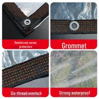 Waterproof Transparent Plastic Film for Greenhouse Protection: Windproof, Heat-Preserving, and Rainproof Tarpaulin. Per Square Meter
