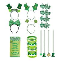 Festive Decors Celebrations Accessory Roleplay Costume Outfit For Patricks Event žalia